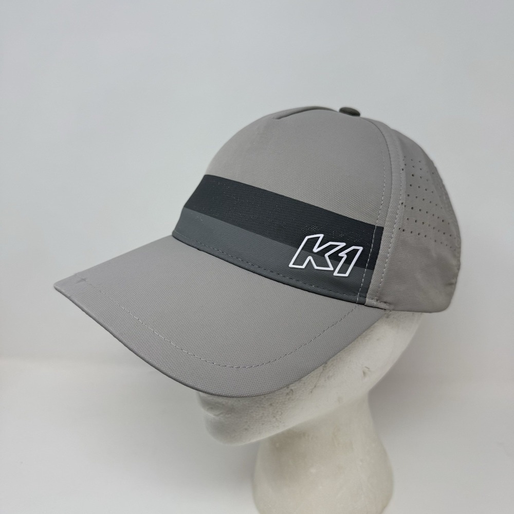 K1 Speed Racing Adjustable‎ Snap Back Hat Cap Mens Racing Gray - Picture 2 of 9